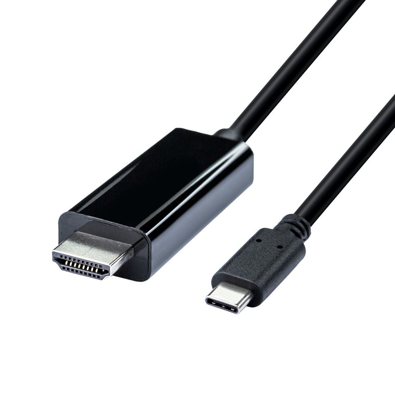 DYNAMIX 5m USB-C to HDMI Cable Supports 4K(UHD) 60Hz USB Type C to HDMI 2.0 Video Adapter Cable. Male to Male. Plug & Play. Supports HDR & HDCP 2.2 Black Colour.
