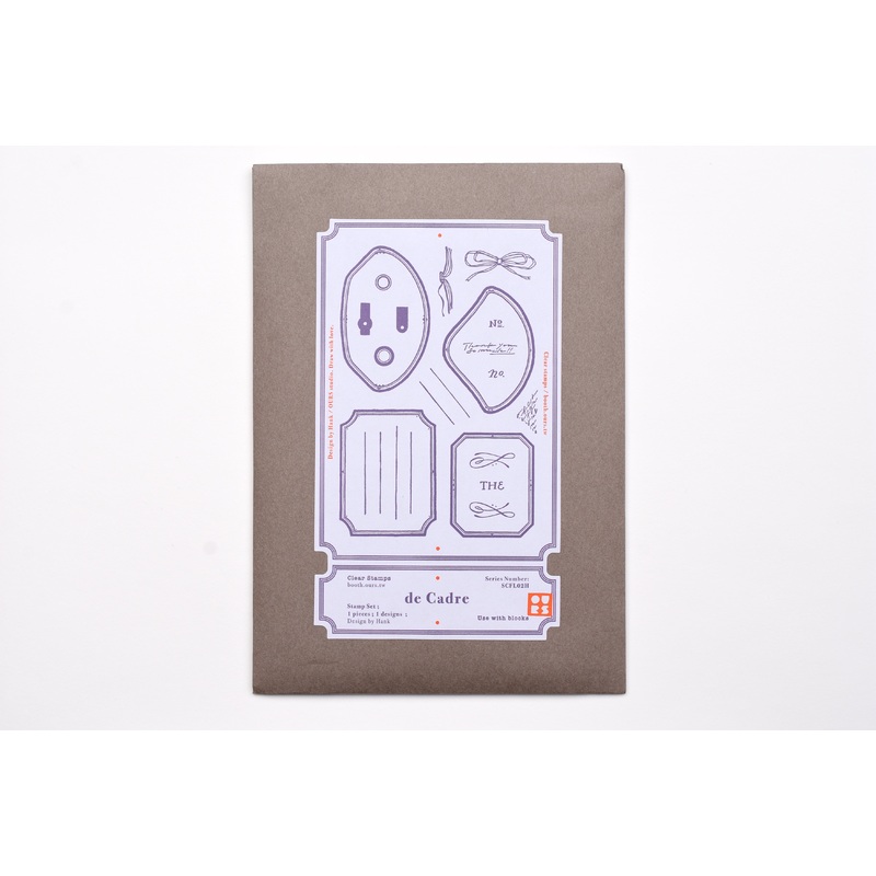 OURS x Hank – de Cadre Clear Stamps