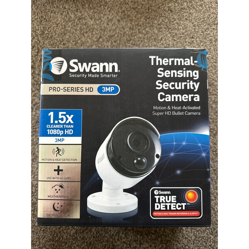 Swann Thermal sensing security camera(Motion and heat activated super hd bullet camera).