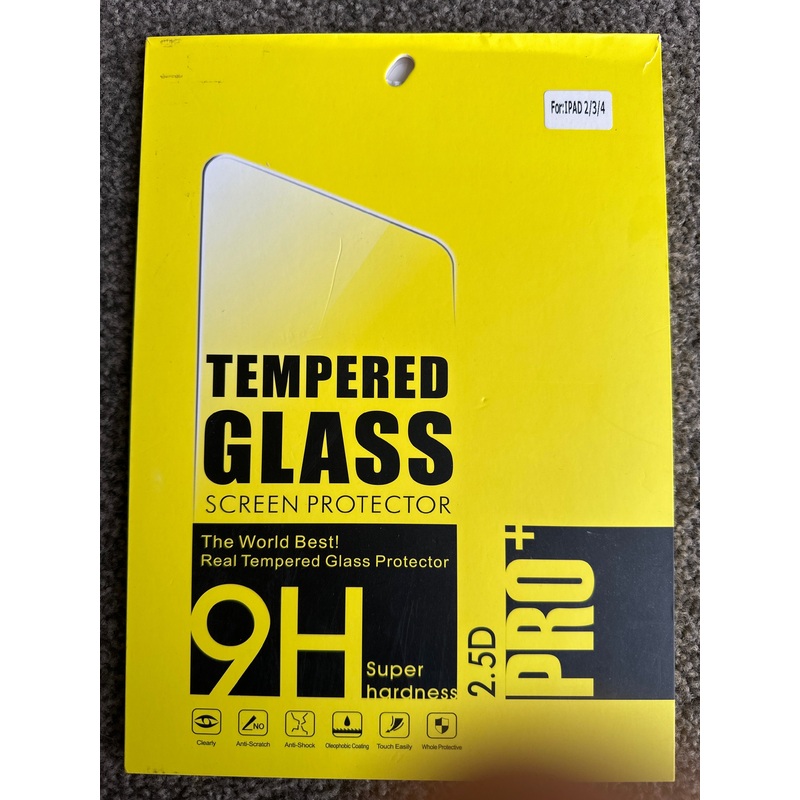 Tempered Glass Screen Protector designed for iPad 2/3/4 models.