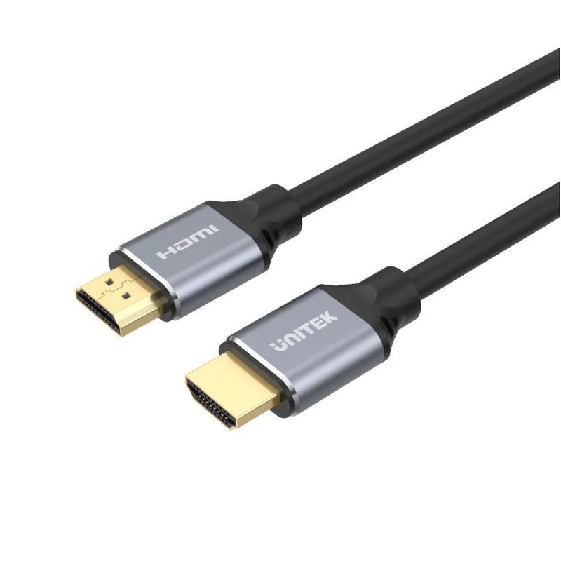 UNITEK 5m HDMI 2.1 Full UHD Cable Supports up to 8K. Max. Res 7680×4320@60Hz & 4K@120Hz. Supports Dynamic HDR, Dolby Vision HDR 10, 3D Video. 24k Gold-plated Connectors. Backwards Compatible.