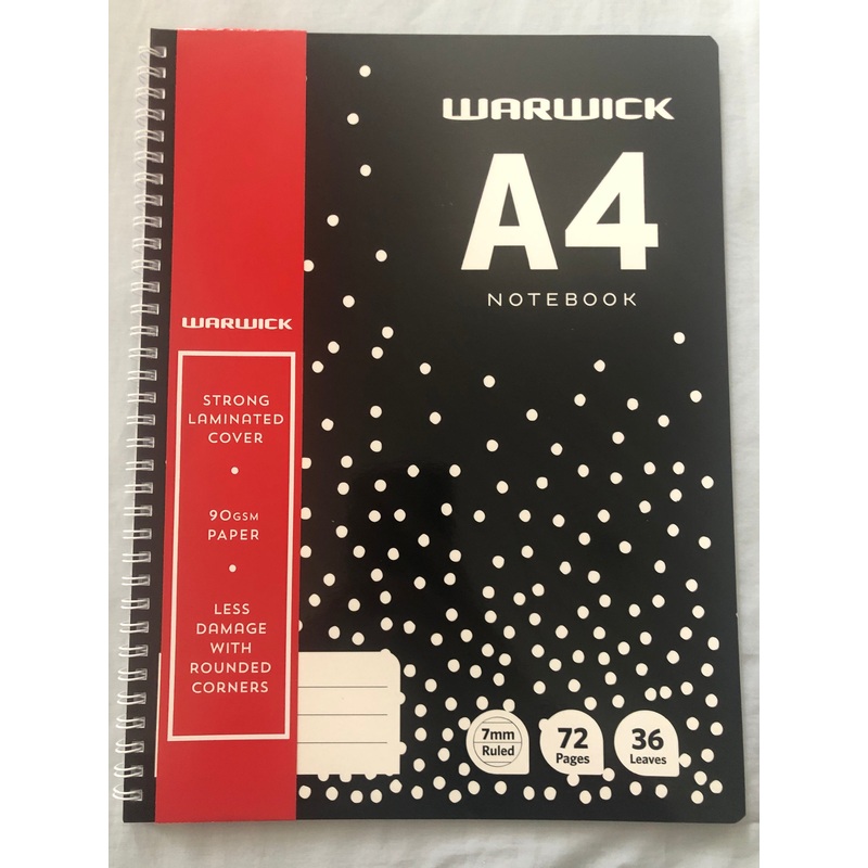 Warwick A4 Spiral Notebook