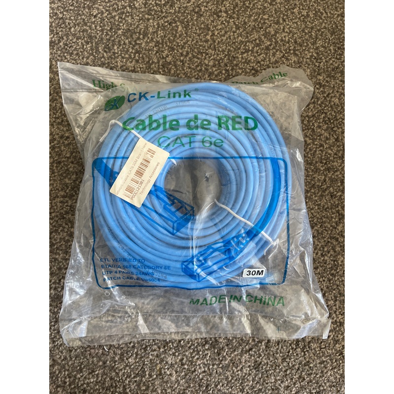 30M Network cable cat6.