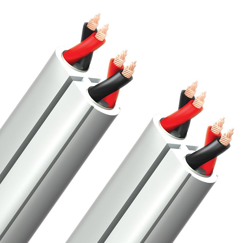 AUDIOQUEST Rocket 11 white 100m cable roll. 13AWG. Semi solid long-grain copper. Double spiral.   7-10 Day Lead Time