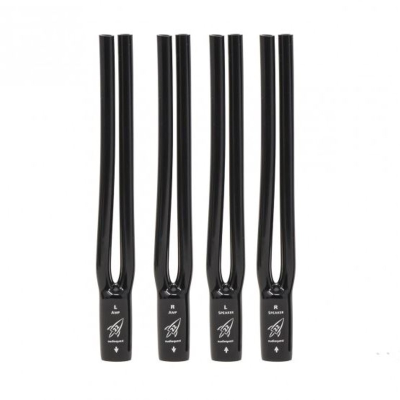 AUDIOQUEST Rocket 22 pants. Full range. Set of 4 pants to make up 1 pair of speaker cables.   7-10 Day Lead Time