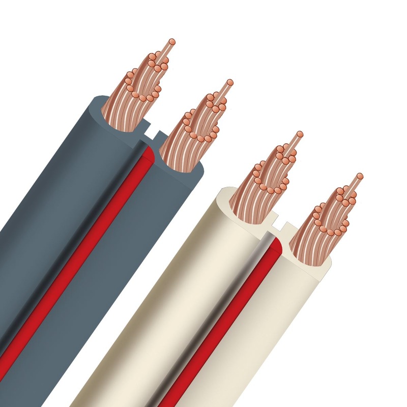 AUDIOQUEST X2 grey 100M cable roll. 14AWG  2 core semi solid long grain copper. Jacket – dark grey PVC.  7-10 Day Lead Time