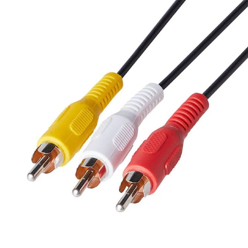 DYNAMIX 3RCA Plug to 3RCA Plug Cable 1.5m