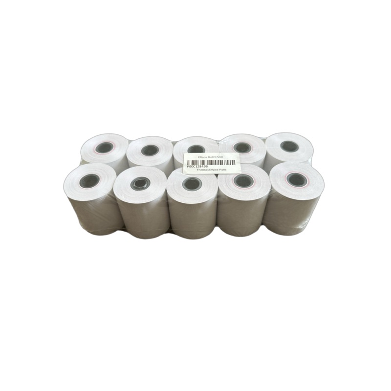 Eftpos Rolls – Thermal 1 Ply 57mm x 50mm 10/Pack