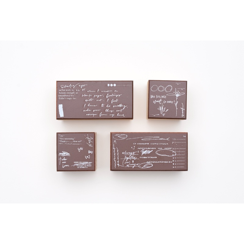 Mr. Eggplants Wooden Stamp – Doodle Notes
