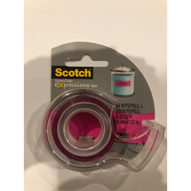 Scotch Expressions Tape Pink