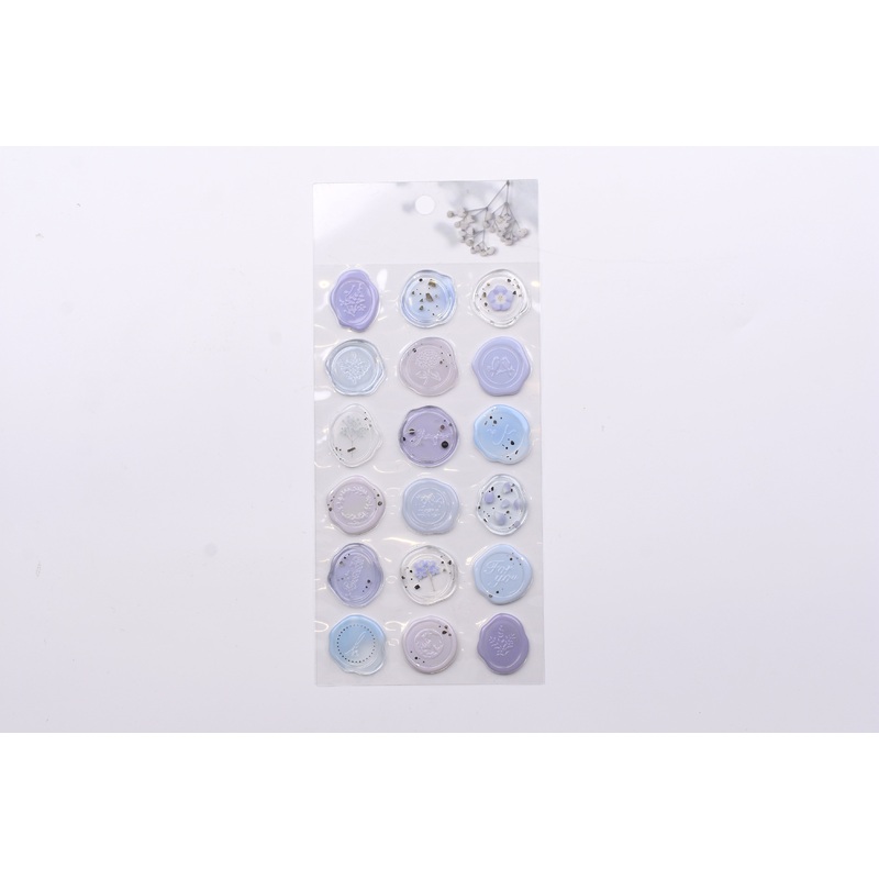 Sealing Dear Clear Sticker – Blue