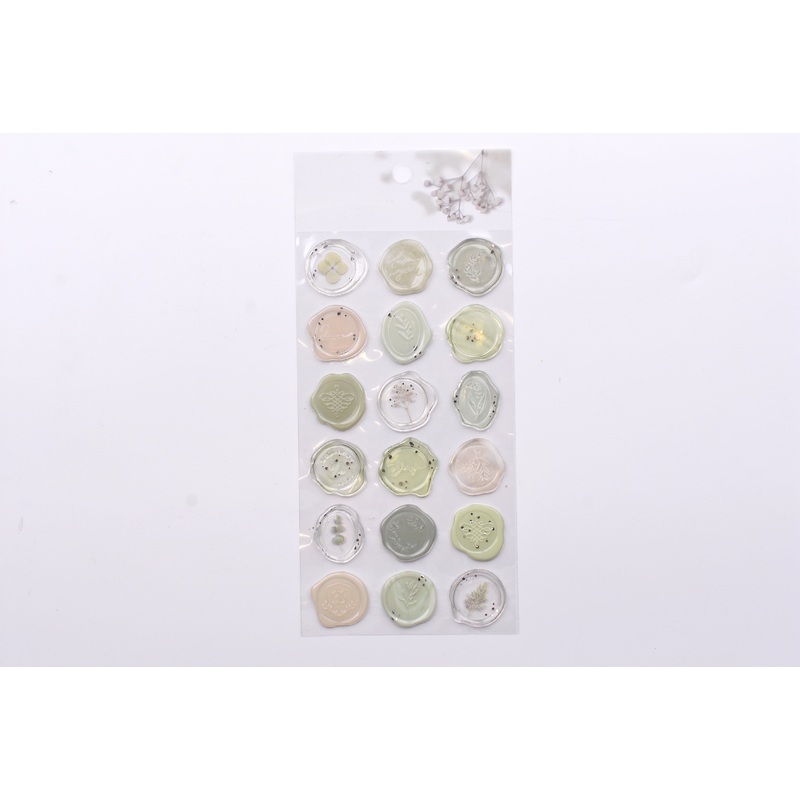 Sealing Dear Clear Sticker – Green