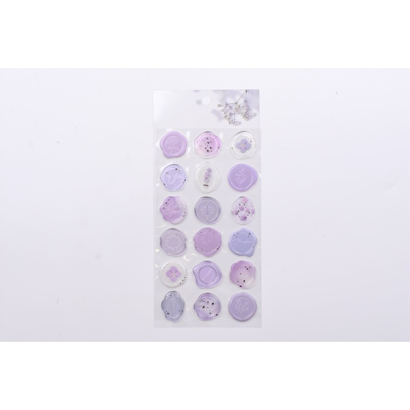 Sealing Dear Clear Sticker – Purple