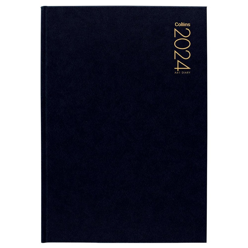 Collins Diary A41 Black Even Year