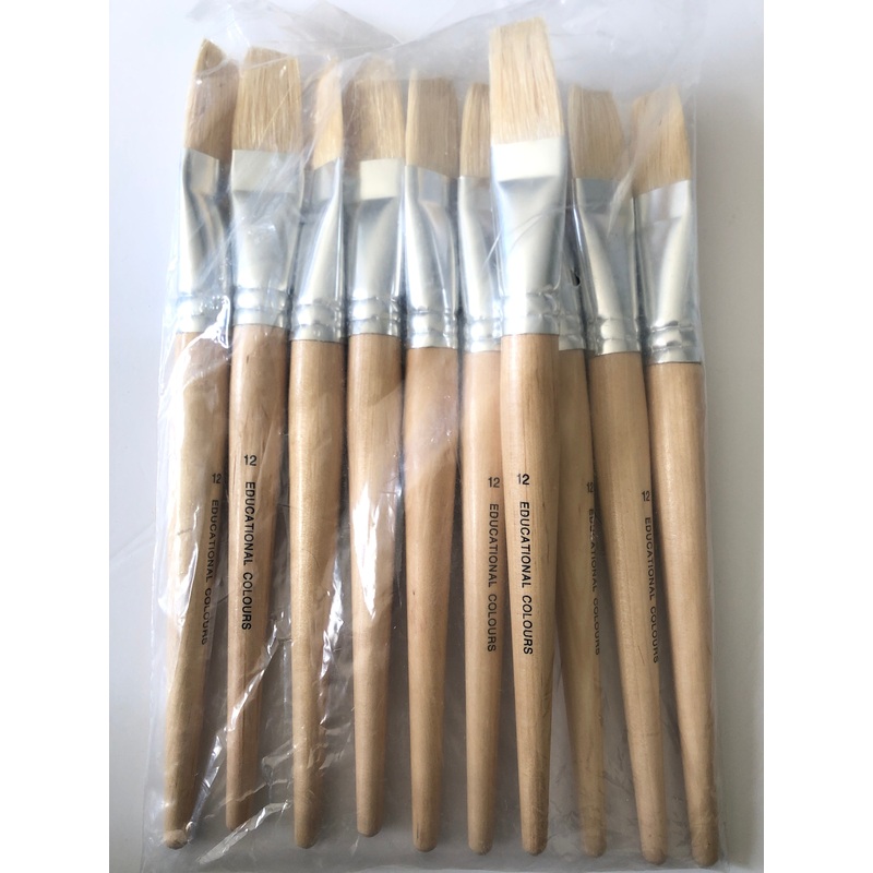 Educational Colours 10-Piece Paintbrush Set