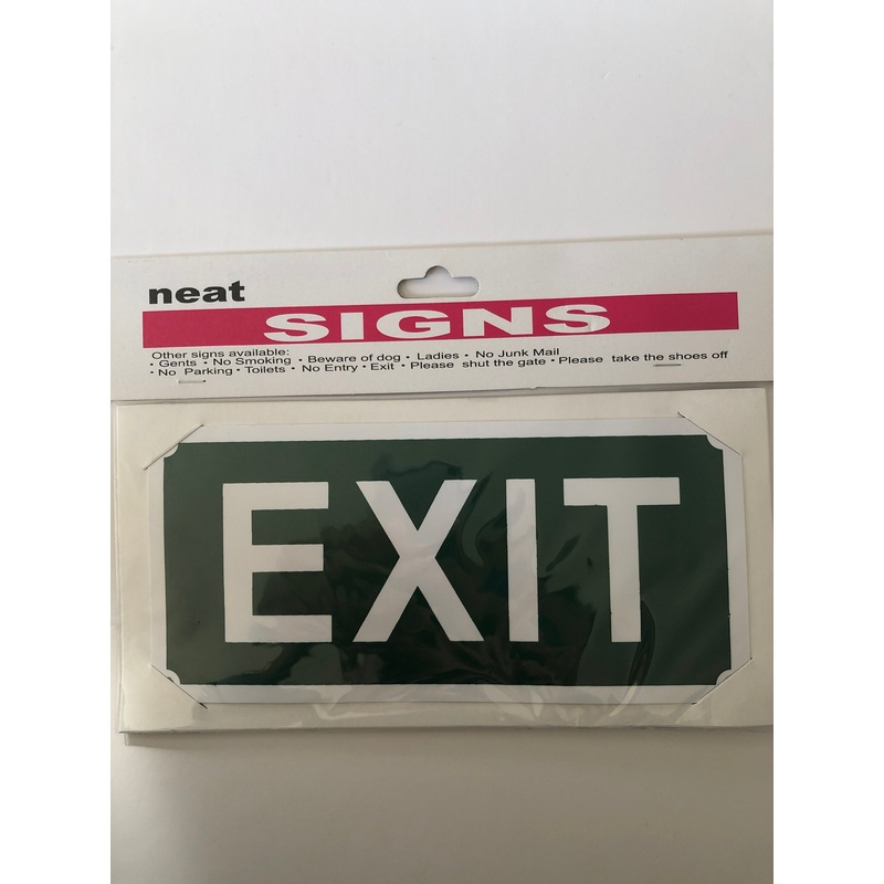 Exit Sign