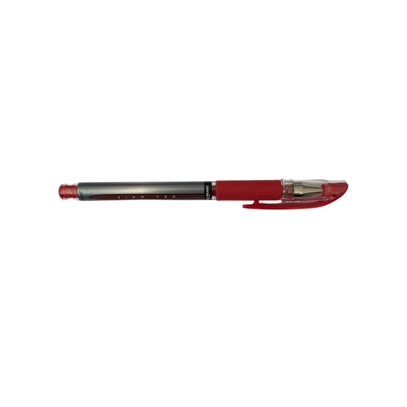 Uni-ball Signo Gel Grip Roller Ball Pen (0.7mm, Red Ink)
