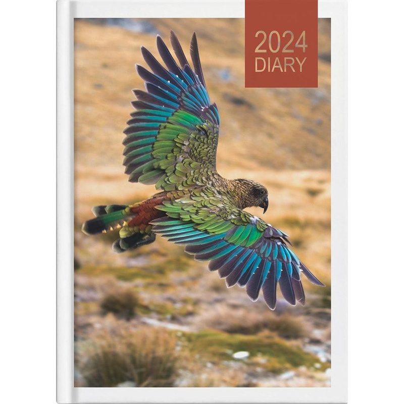 Collins A53 NZ Birds Week to View Diary Even Year