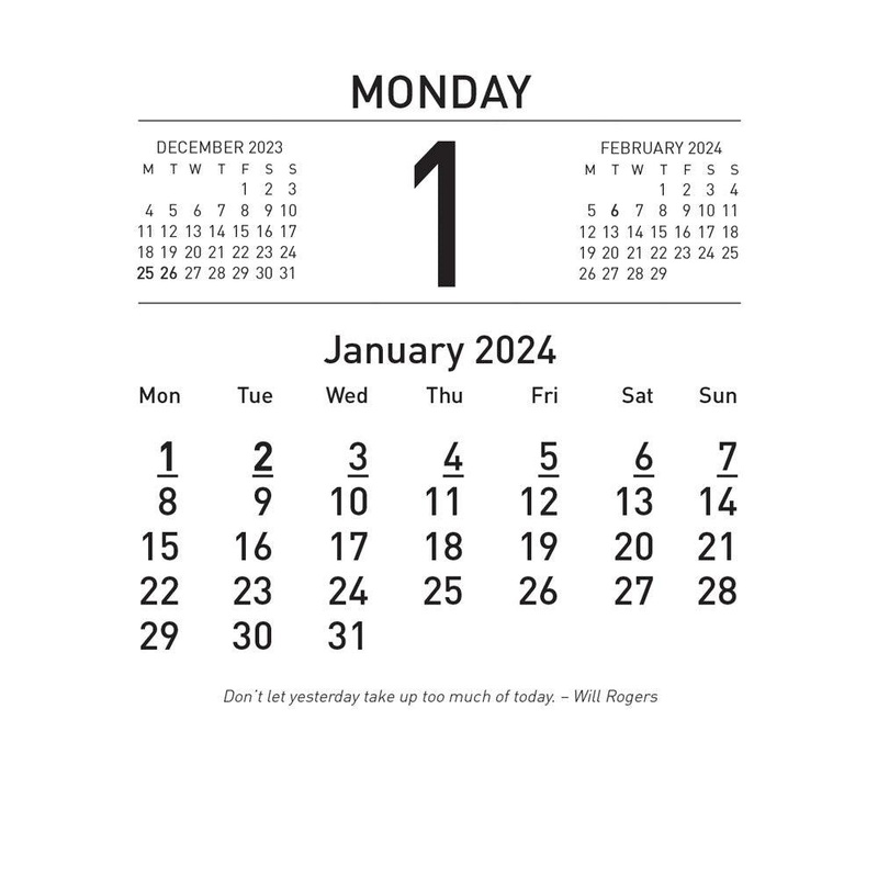 Collins Calendar Refill 13H Top Opening Even Year