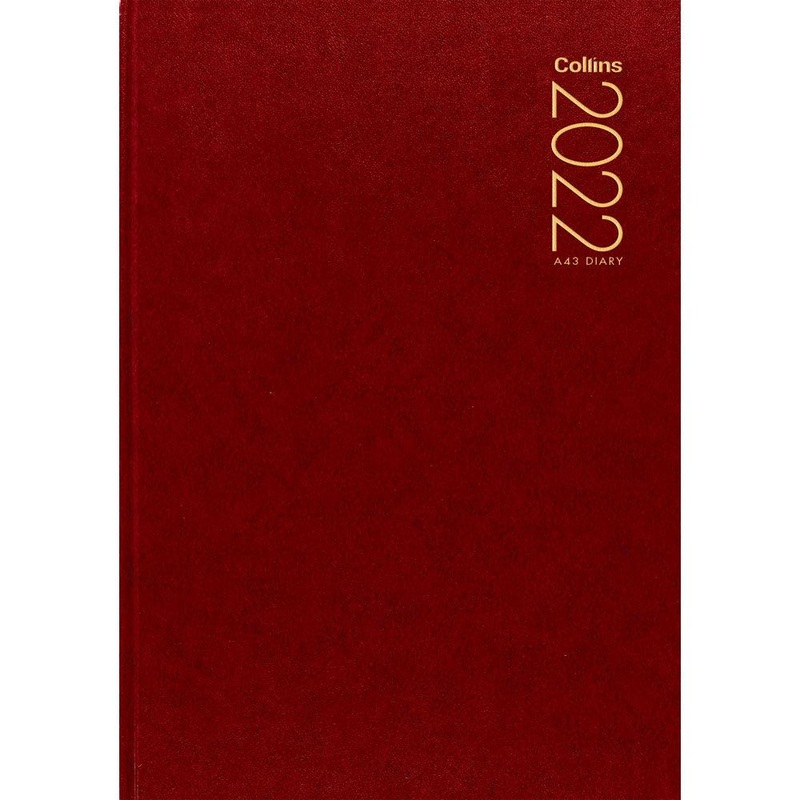 Collins Diary A43 Red Even Year