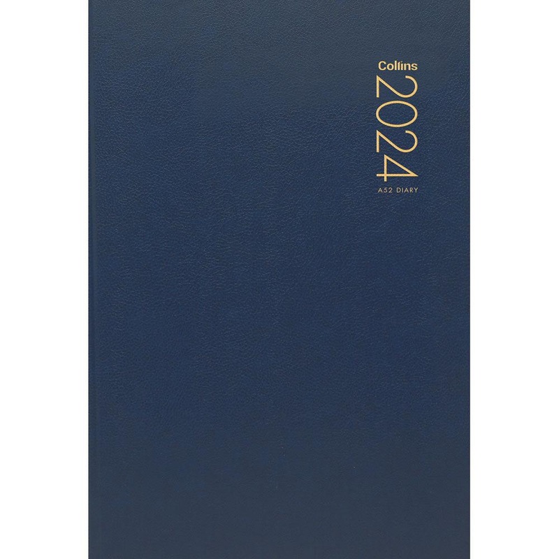 Collins Diary A52 Navy Even Year