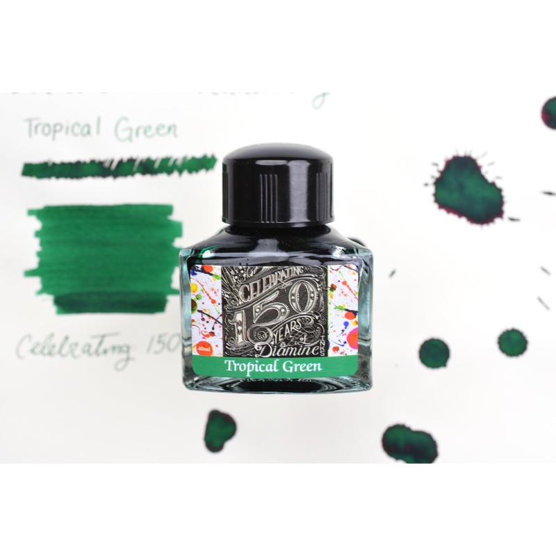 Diamine Fountain Pen Ink – 150th Anniversary Series – Tropical Green