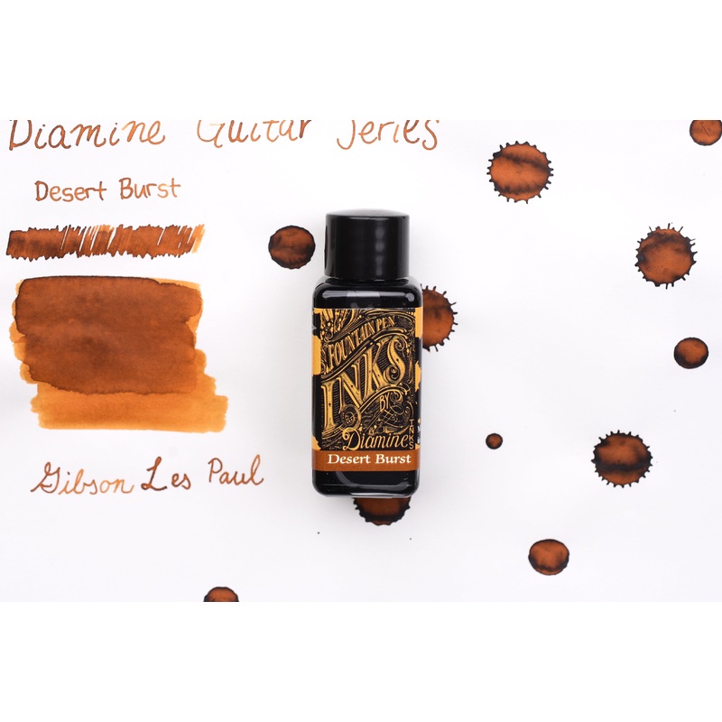 Diamine Fountain Pen Ink – Gibson Les Paul Guitar Series – Desert Burst