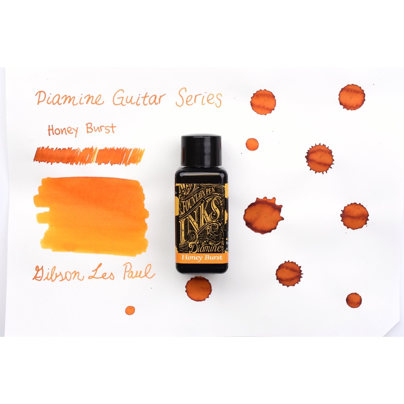 Diamine Fountain Pen Ink – Gibson Les Paul Guitar Series – Honey Burst