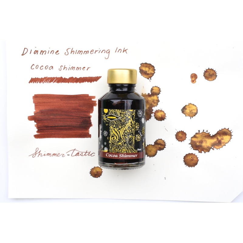 Diamine Shimmer Ink – Cocoa Shimmer – 50mL