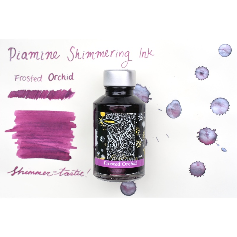 Diamine Shimmer Ink – Frosted Orchid – 50mL