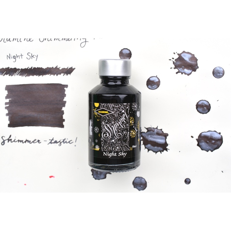 Diamine Shimmer Ink – Night Sky – 50mL