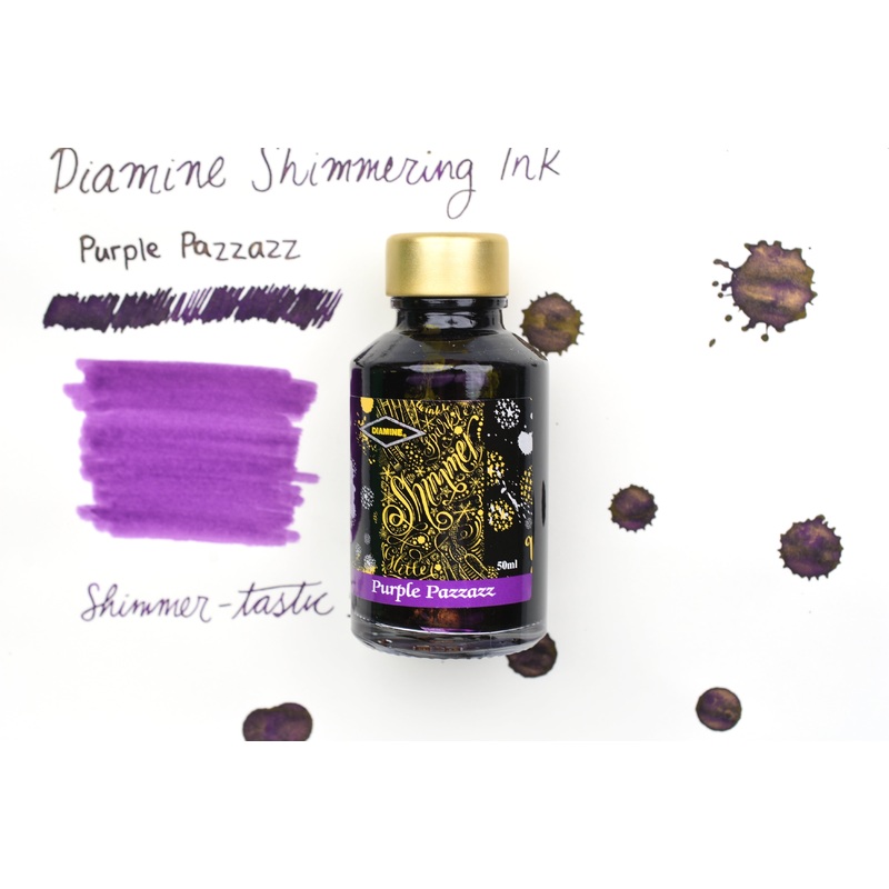 Diamine Shimmer Ink – Purple Pazzazz – 50mL