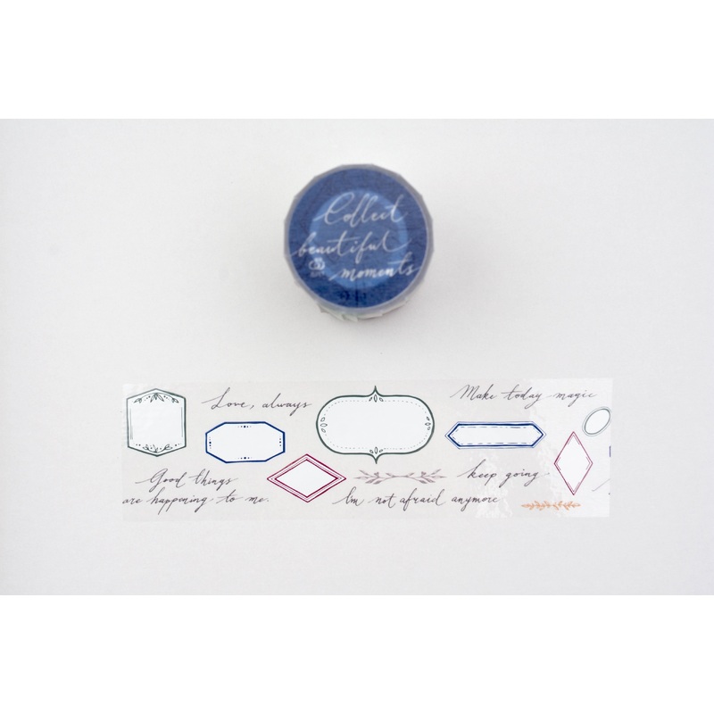 Loi Design Clear PET Tape – Collect Beautiful Moments – Label