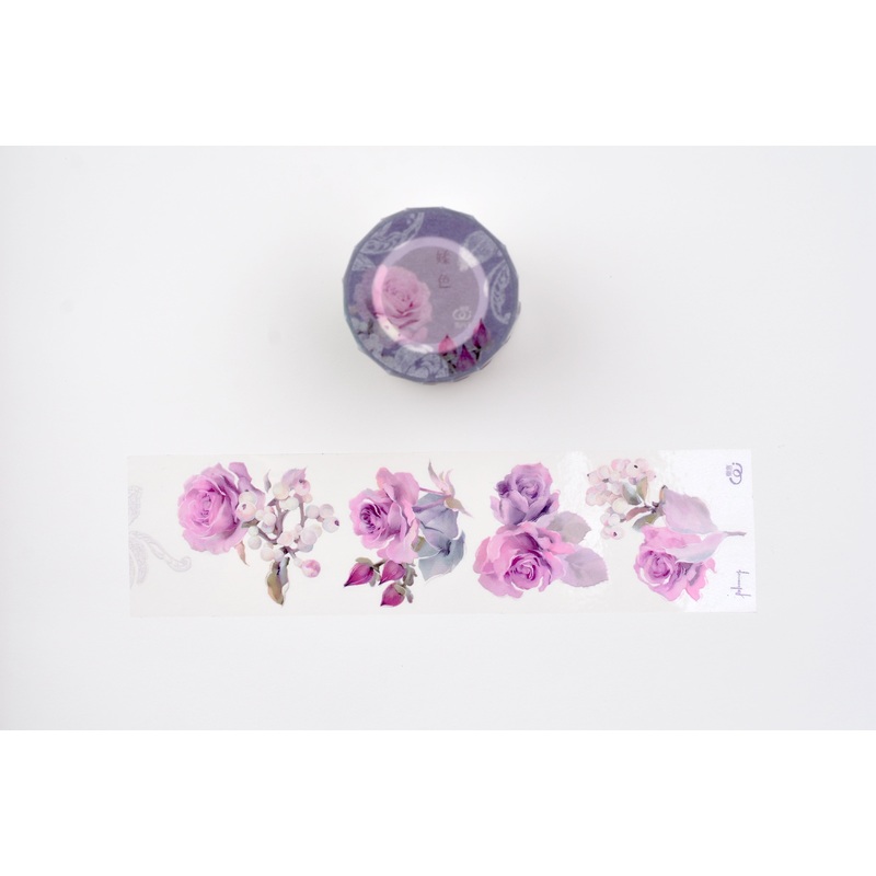 Loi Design Clear PET Tape – Rose Tea