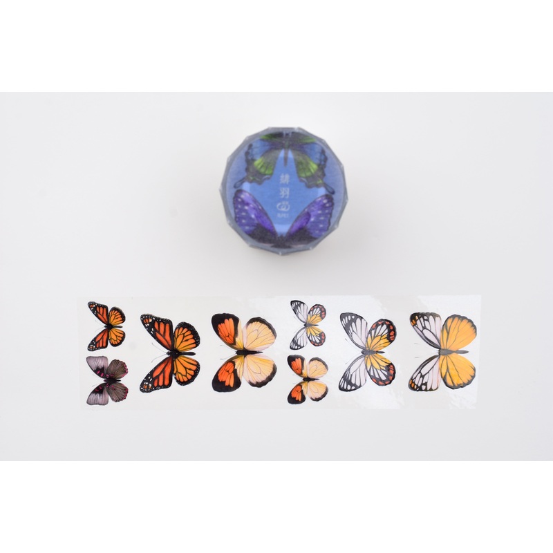 Loi Design Clear PET Tape – Vintage Butterfly