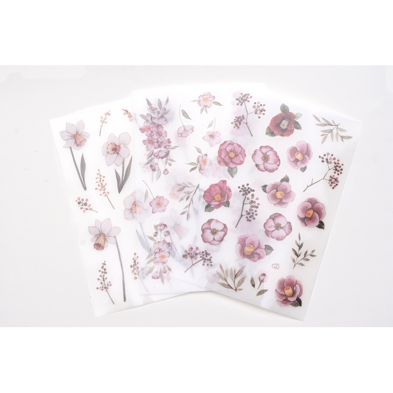 Loi Design Print On Sticker – Retro Flowers