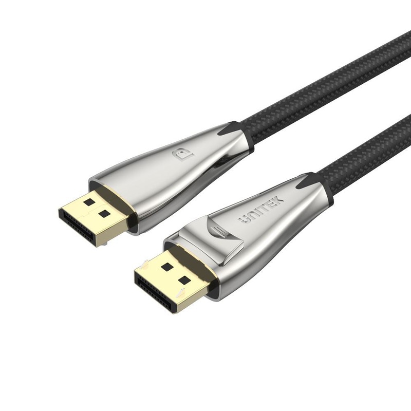 UNITEK 1m DisplayPort V1.4 Cable. (FUHD) Supports up to 8K. Max. Res 7680×4320@60Hz.