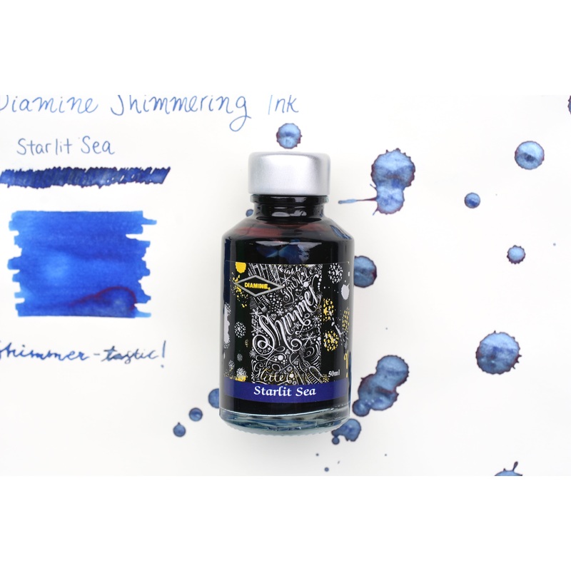 Diamine Shimmer Ink – Starlit Sea – 50mL