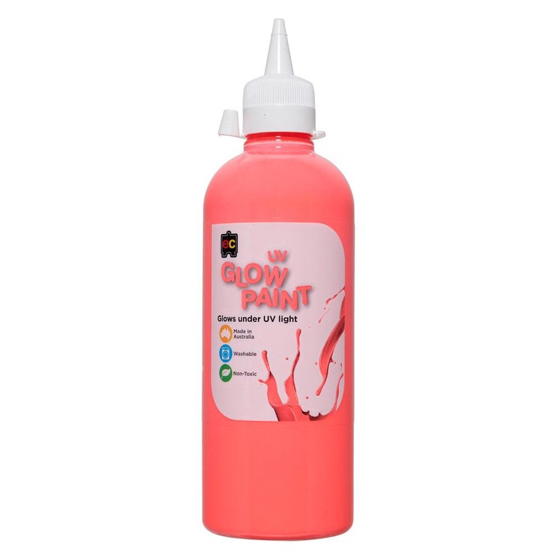 EC Paint UV Glow Scarlet 500ml