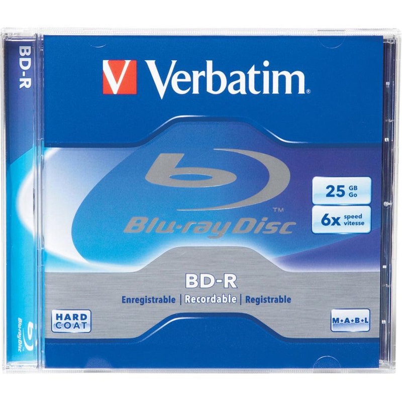 Blu-Ray 25GB 1Pk Jewel Case 6x