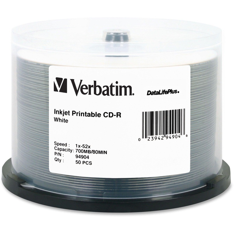 CD-R 50pk Spindle-WHT