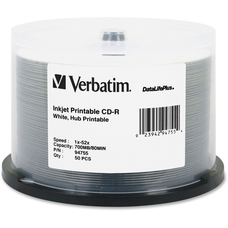 CD-R 50pk Spindle-Wide IJ