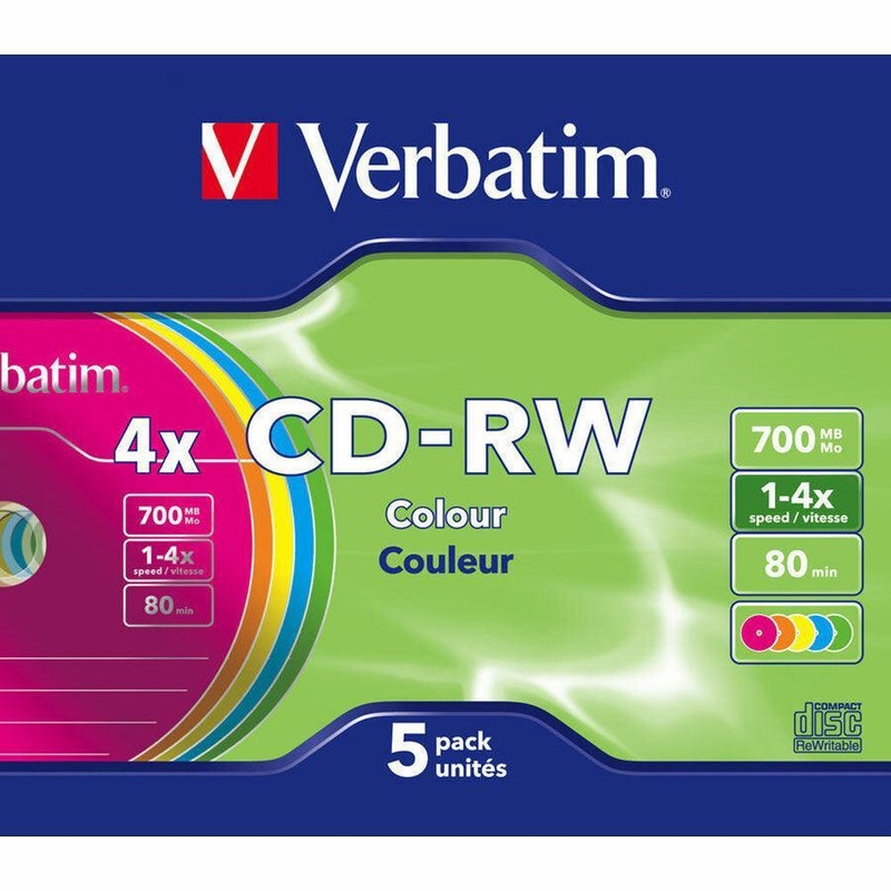 CD-RW 5pk CLRCase