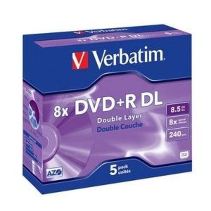 DVD+R DL 5pk Jewel Case
