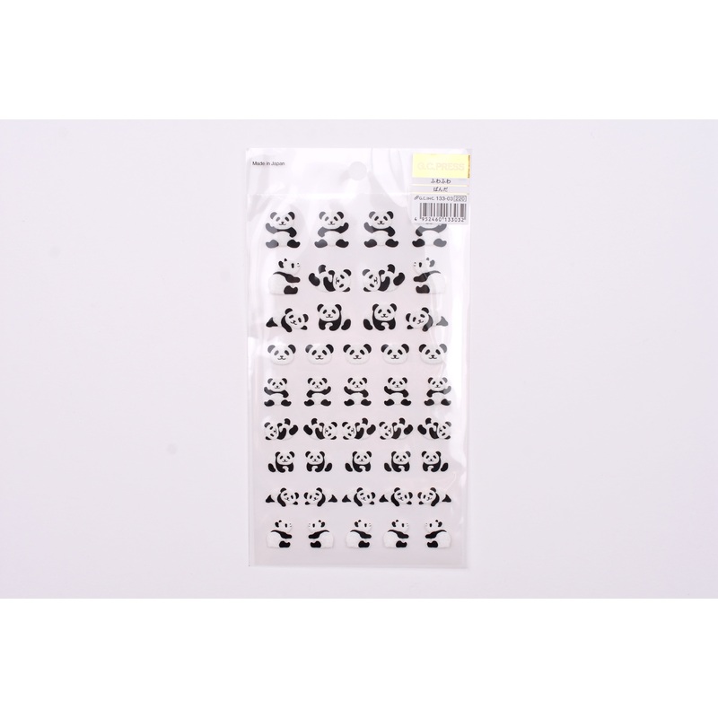 G.C. Press Fuzzy Stickers – Panda