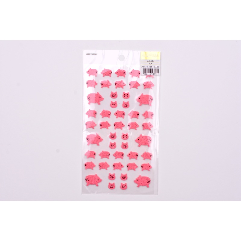 G.C. Press Fuzzy Stickers – Pigs