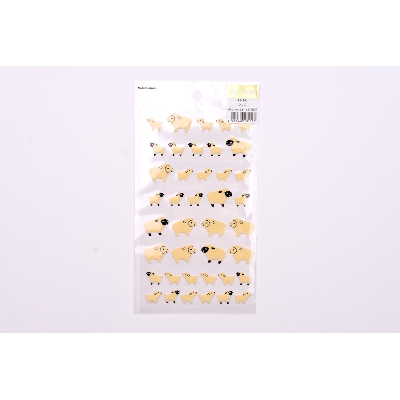 G.C. Press Fuzzy Stickers – Sheep