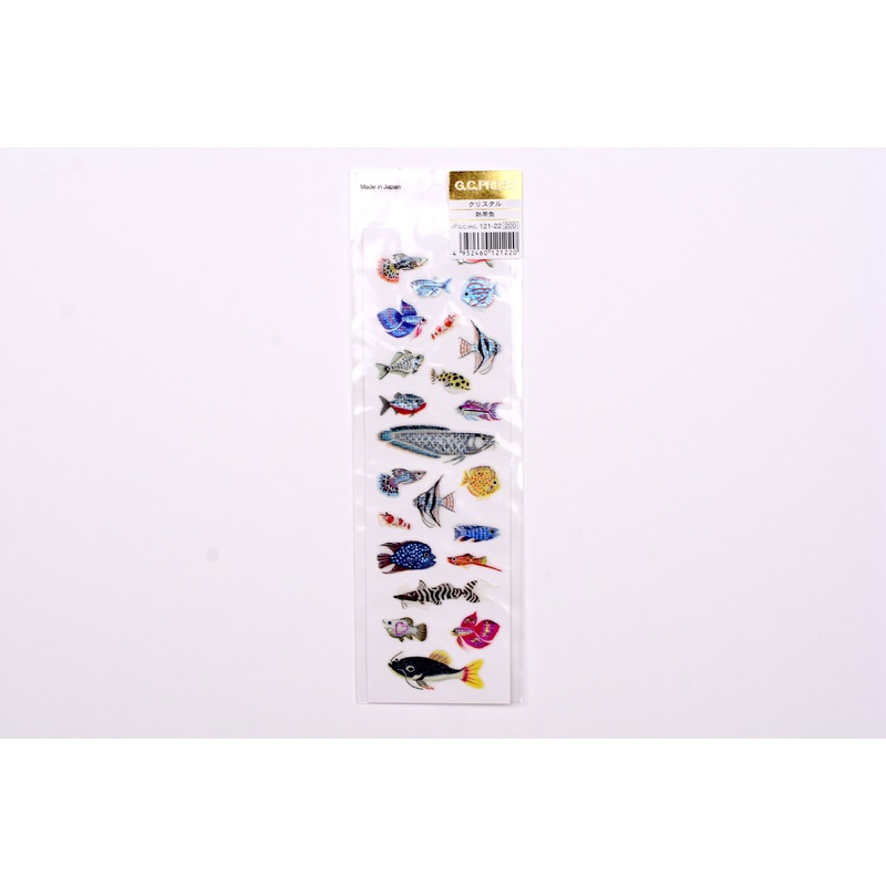 G.C. Press Glitter Stickers – Tropical Fish