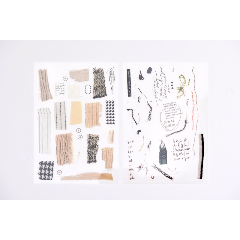 Some Sort of Fern Print On Stickers – Fabric Fibers
