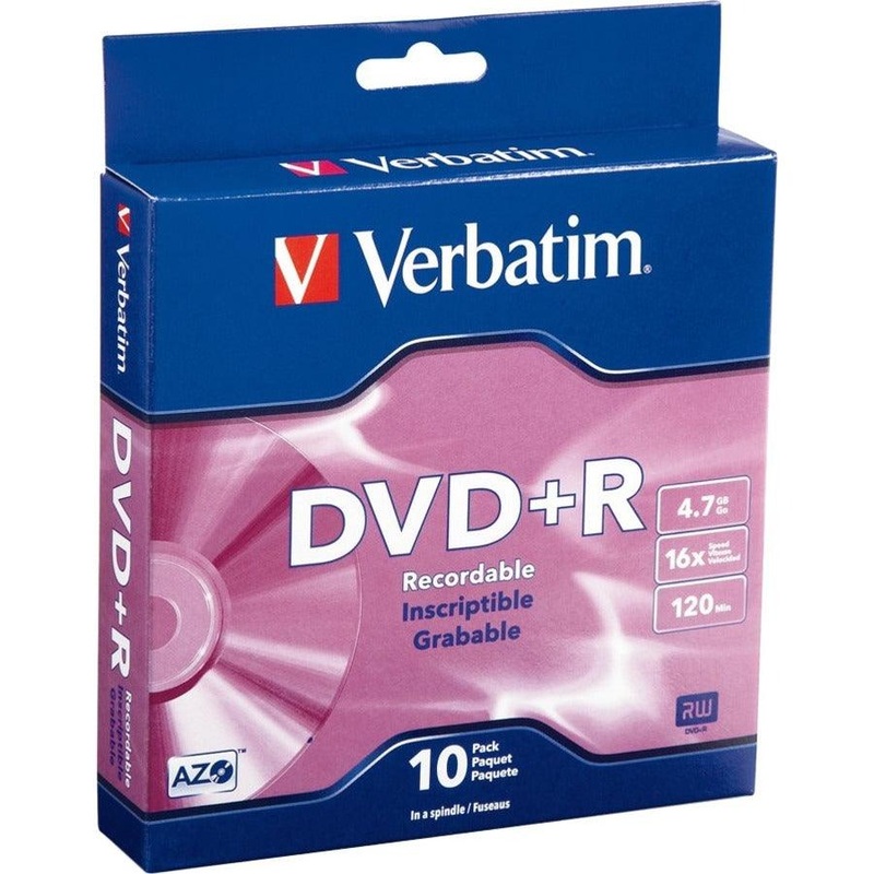Verbatim DVD+R 10pack Spindle